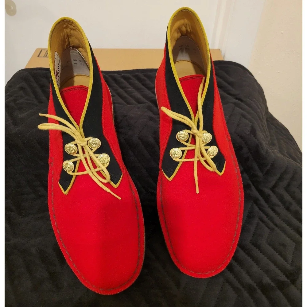 Clarks Mens 10.5 Hainsworth Wool Desert Boots The Beatles Inspired Sgt.‎ Pepper